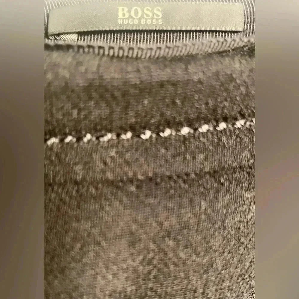 BOSS Hugo boss classic stylish black trend Aline rear zipper wool midi skirt 36 - Picture 4 of 4